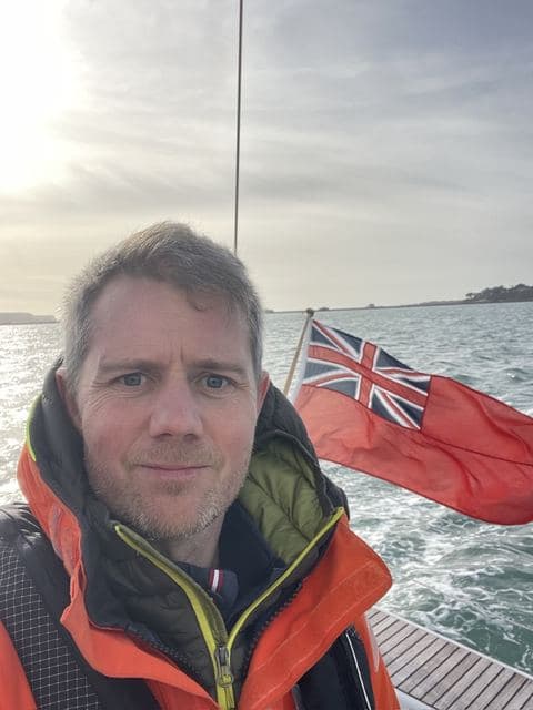 James Brodrick sailing